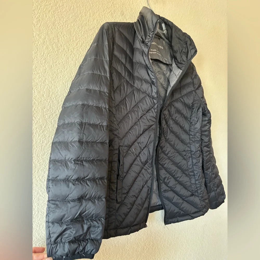 London Fog Ladies‎ Packable Down Jacket Black M